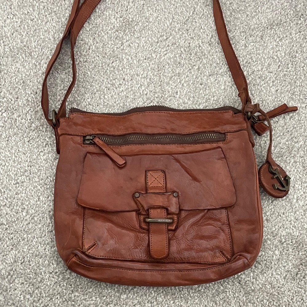 Harbour 2nd Brown Leather Crossbody Bag